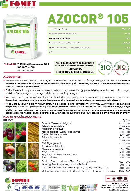 Granulat AZOCOR 105 25kg - obrazek 3