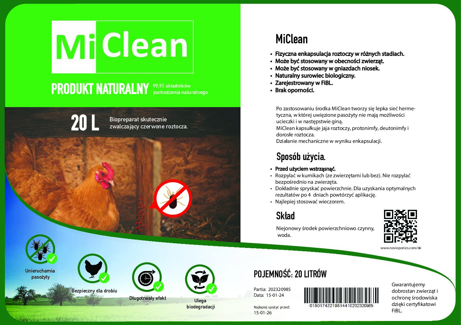 MiClean 0,5 litra - obrazek 3