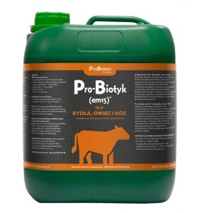 Pro-Biotyk (em15) dla bydła, owiec i kóz - 5L